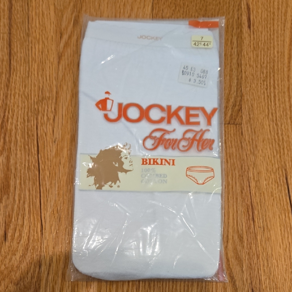 Vintage NWT Jockey White Bikini Underwear for Her